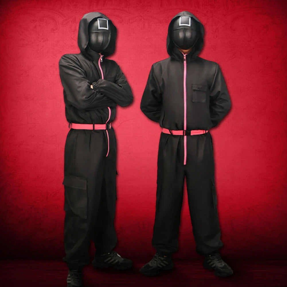 Korean Cosplay TV Disguise Mask Full Face Masks Masquerade Accessory Square Circle Triangle for HALLOWEEN Party Role Play Outfit