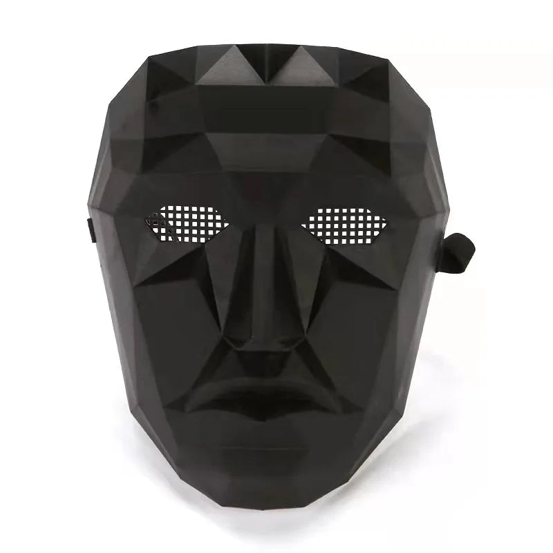 Korean Cosplay TV Disguise Mask Full Face Masks Masquerade Accessory Square Circle Triangle for HALLOWEEN Party Role Play Outfit