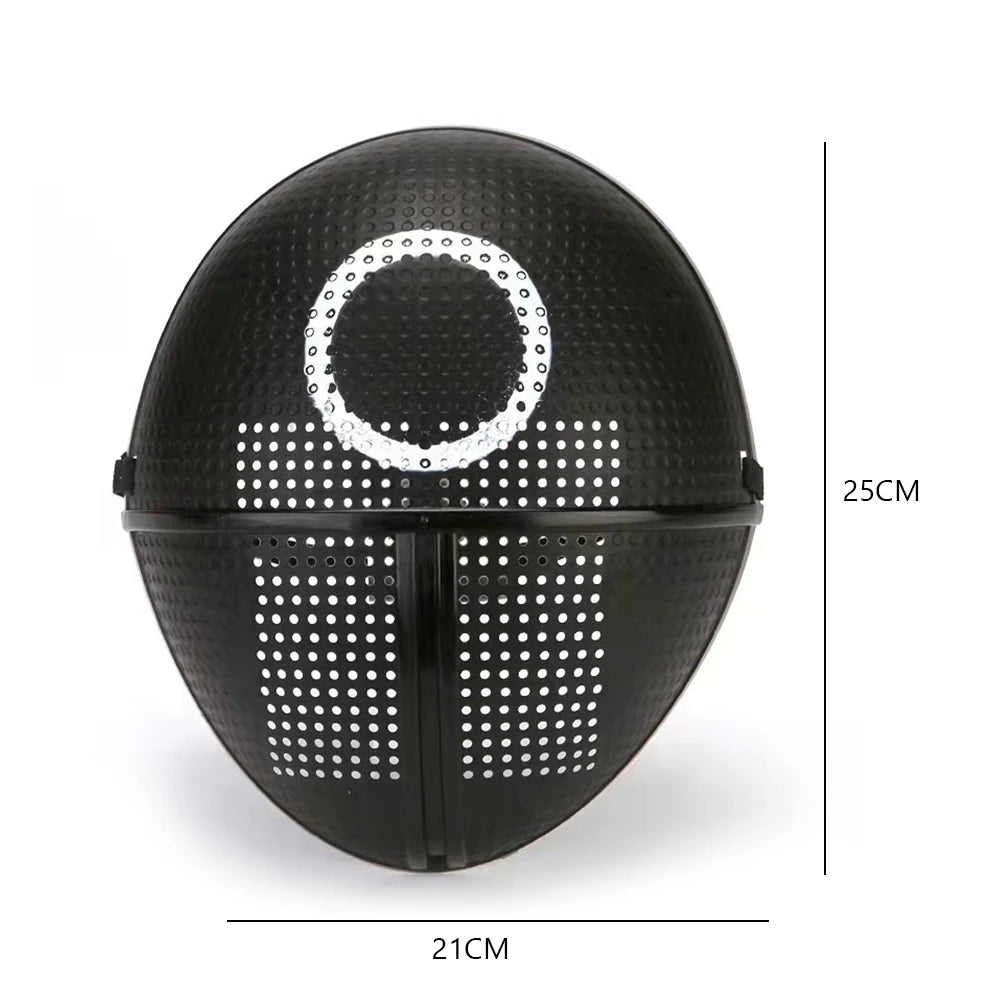 Korean Cosplay TV Disguise Mask Full Face Masks Masquerade Accessory Square Circle Triangle for HALLOWEEN Party Role Play Outfit