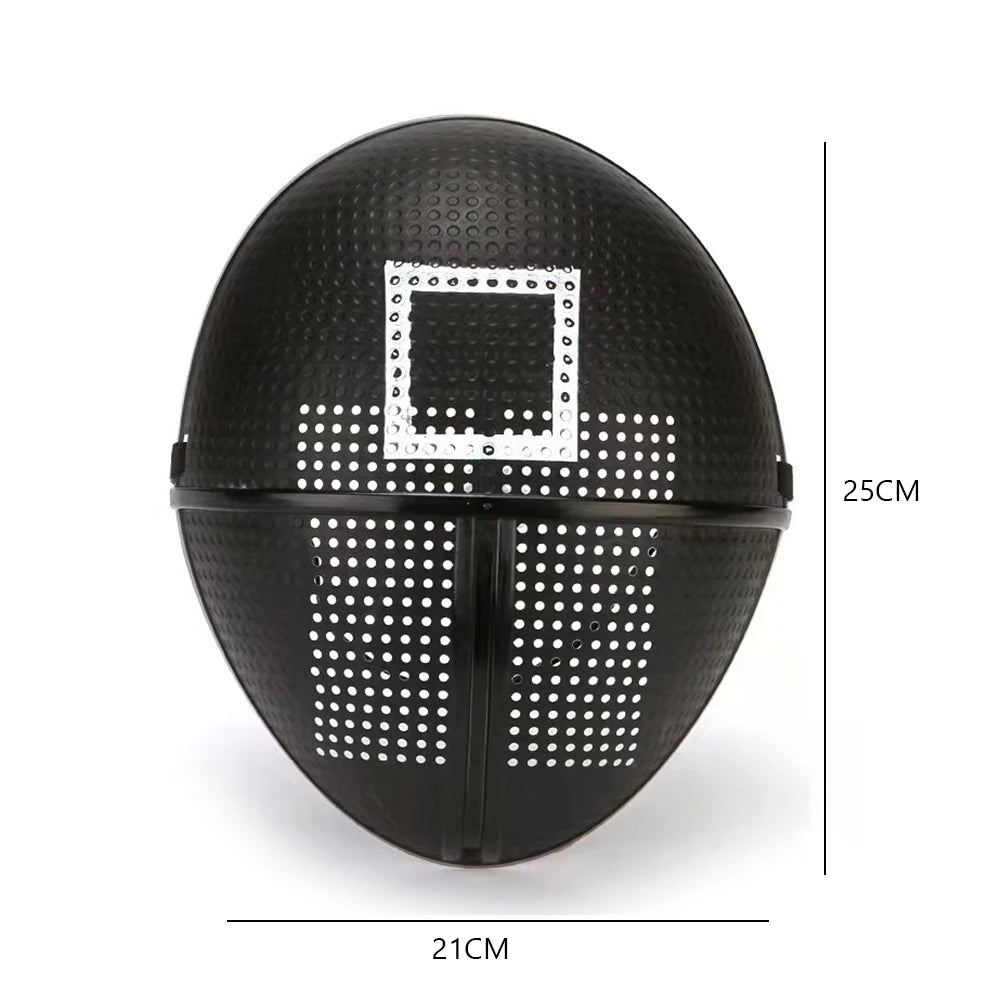 Korean Cosplay TV Disguise Mask Full Face Masks Masquerade Accessory Square Circle Triangle for HALLOWEEN Party Role Play Outfit