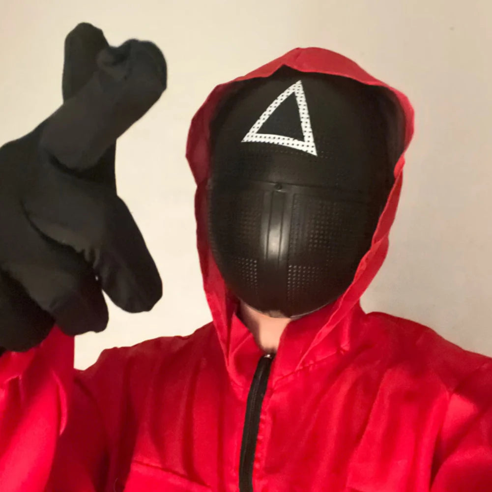 Korean Cosplay TV Disguise Mask Full Face Masks Masquerade Accessory Square Circle Triangle for HALLOWEEN Party Role Play Outfit