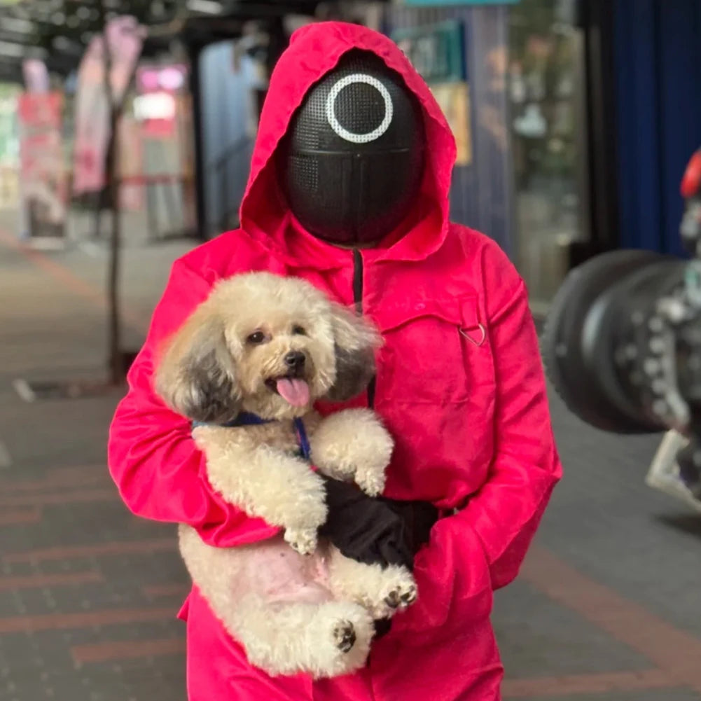 Korean Cosplay TV Disguise Mask Full Face Masks Masquerade Accessory Square Circle Triangle for HALLOWEEN Party Role Play Outfit